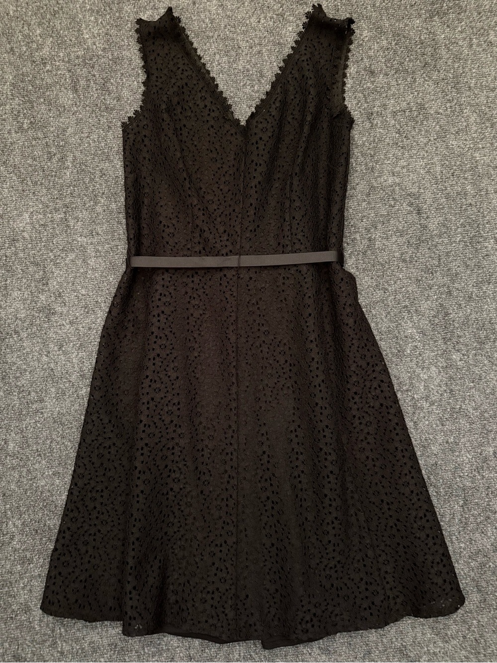 Hype Women’s Black Eyelet and Lace Dress Size 8